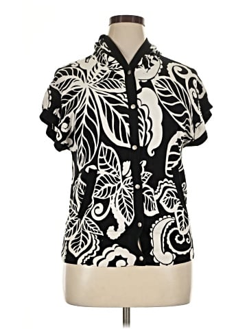 Jones New York Sport Short Sleeve Blouse (view 1)
