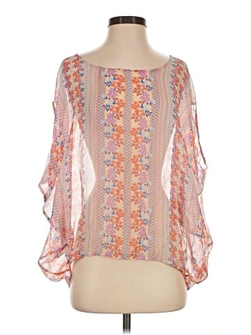Ella Moss 3/4 Sleeve Silk Top (view 1)