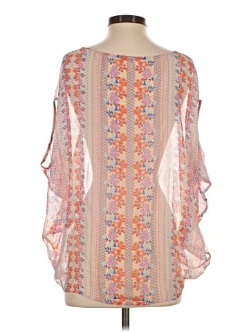 Ella Moss 3/4 Sleeve Silk Top (view 2)