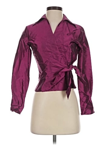 Sunny Leigh Long Sleeve Silk Top (view 1)