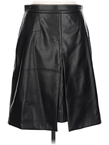 DKNY Faux Leather Skirt (view 1)