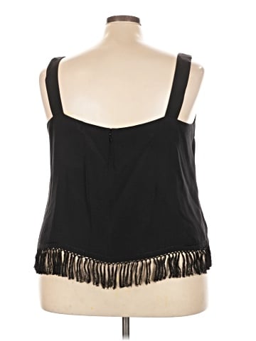 Dana Buchman Sleeveless Silk Top (view 2)