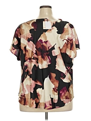 Anne Klein Short Sleeve Blouse (view 2)