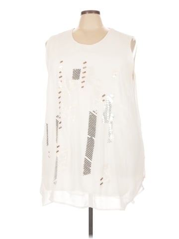 Melissa McCarthy Seven7 Sleeveless Blouse (view 1)