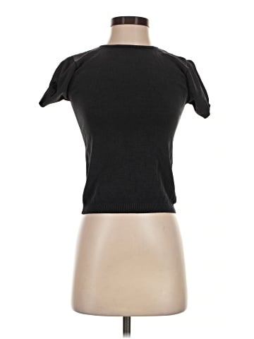 Linda Allard Ellen Tracy Short Sleeve Silk Top (view 1)