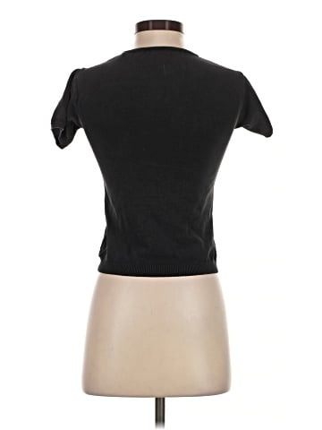 Linda Allard Ellen Tracy Short Sleeve Silk Top (view 2)