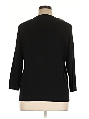 August Silk Pullover Sweater (view 2)