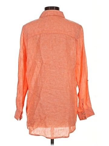 Sigrid Olsen 3/4 Sleeve Button-Down Shirt (view 2)