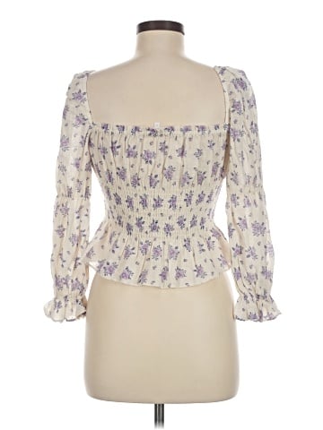Olivaceous 3/4 Sleeve Blouse (view 2)