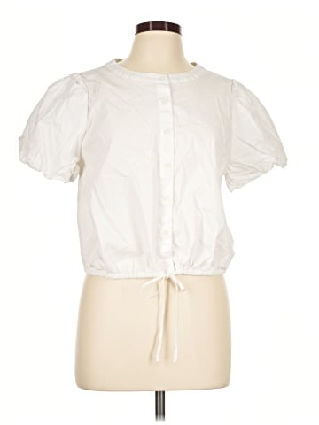J.Crew Factory Store Short Sleeve Blouse (view 1)