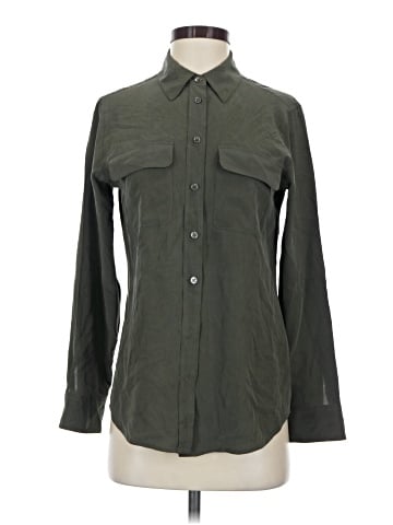 Equipment Long Sleeve Button-Down Shirt (view 1)