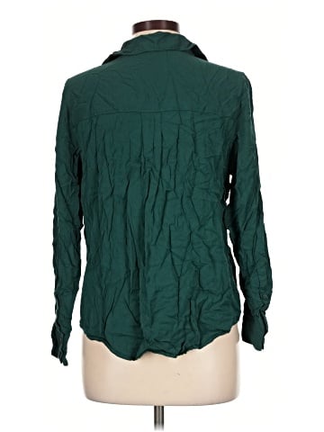 Universal Standard Long Sleeve Button-Down Shirt (view 2)