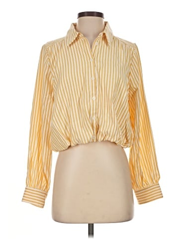 Skies Are Blue Long Sleeve Blouse (view 1)