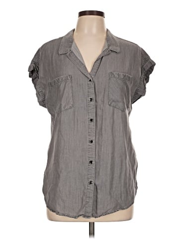 Jachs Girlfriend Sleeveless Button-Down Shirt (view 1)