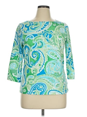 Talbots 3/4 Sleeve T-Shirt (view 1)