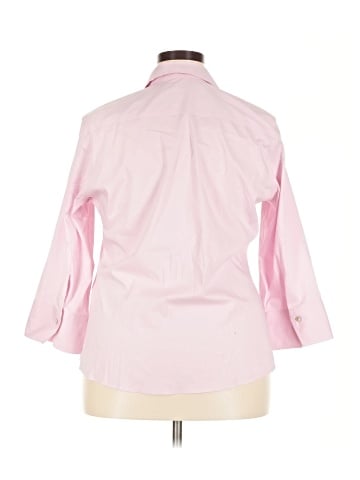 Foxcroft 3/4 Sleeve Button-Down Shirt (view 2)
