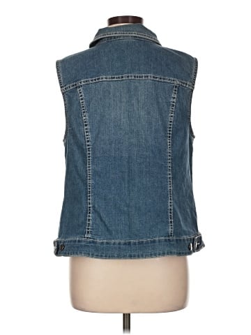 Christopher & Banks Denim Vest (view 2)