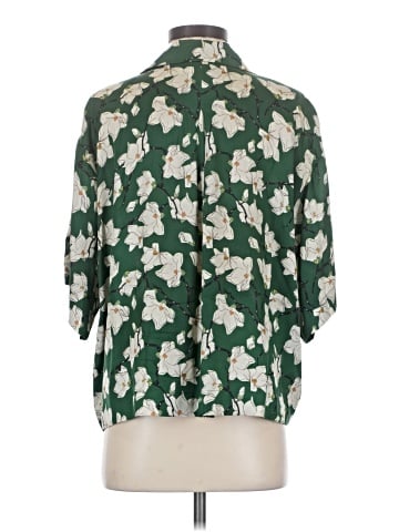 Rag & Bone Short Sleeve Silk Top (view 2)