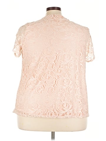 NY Collection Short Sleeve Blouse (view 2)