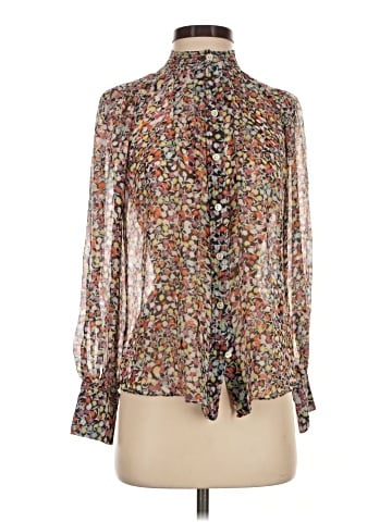 Equipment Long Sleeve Blouse (view 1)