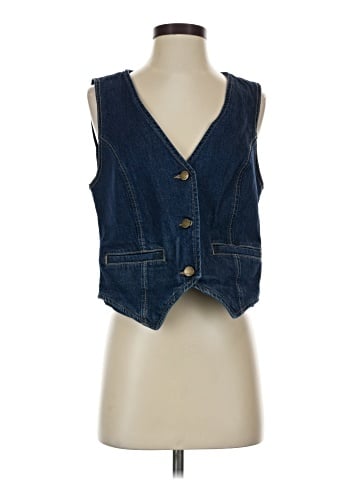 Ann Taylor LOFT Denim Vest (view 1)