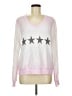 Wildfox Stars Pink Pullover Sweater Size Med (2 or M) - photo 1