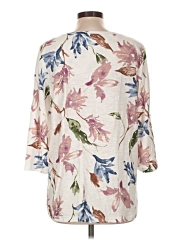Chico's 3/4 Sleeve T-Shirt (view 2)
