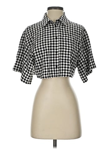 Topshop Short Sleeve Blouse (view 1)