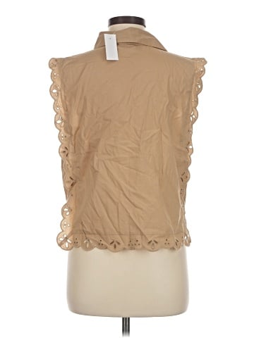 Ann Taylor LOFT Sleeveless Button-Down Shirt (view 2)