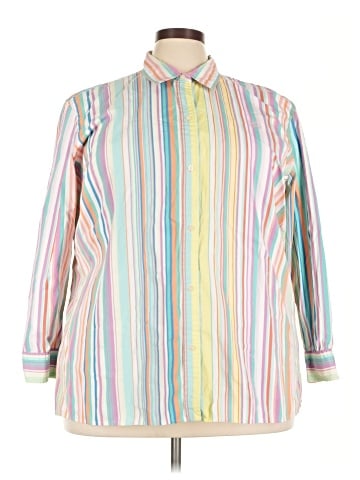 Lauren by Ralph Lauren Long Sleeve Button-Down Shirt (view 1)