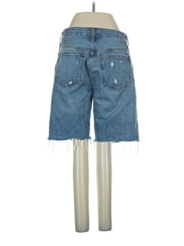 Madewell Long Denim Shorts in Pedersen Wash (view 2)