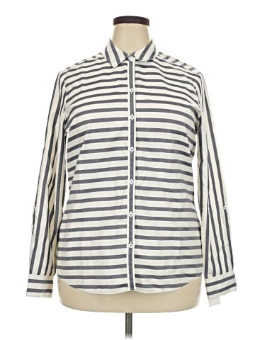 Foxcroft Long Sleeve Blouse (view 1)