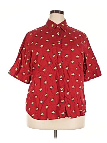 Lauren by Ralph Lauren Short Sleeve Blouse (view 1)