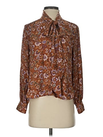 Ann Taylor LOFT Long Sleeve Blouse (view 1)