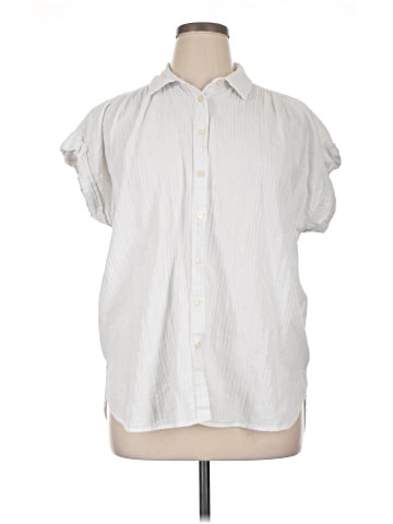 Ann Taylor LOFT Short Sleeve Button-Down Shirt (view 1)