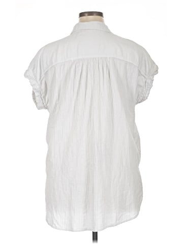 Ann Taylor LOFT Short Sleeve Button-Down Shirt (view 2)