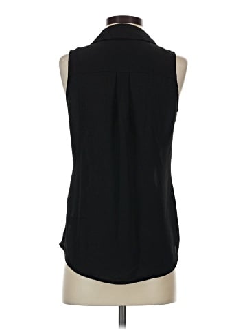 Express Sleeveless Button-Down Shirt (view 2)