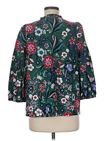 Crown & Ivy 3/4 Sleeve Blouse (view 2)
