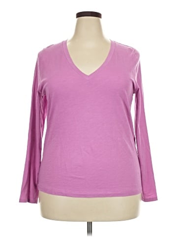 J.Crew Factory Store 3/4 Sleeve T-Shirt (view 1)