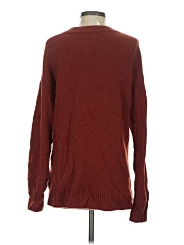 Madewell Bartlett V-Neck Pullover Sweater in Coziest Yarn (view 2)