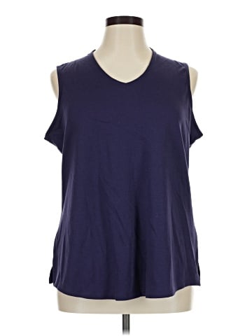 Isaac Mizrahi LIVE! Sleeveless T-Shirt (view 1)