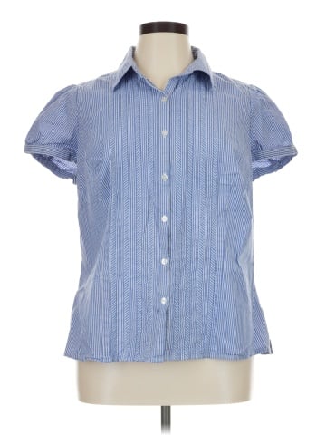 St. John's Bay Short Sleeve Blouse (view 1)