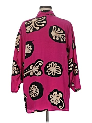 Diane von Furstenberg 3/4 Sleeve Silk Top (view 2)