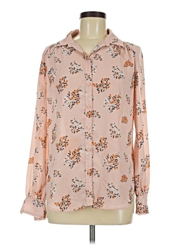 Worthington Long Sleeve Blouse (view 1)