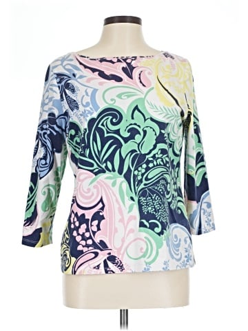 Talbots 3/4 Sleeve Top (view 1)