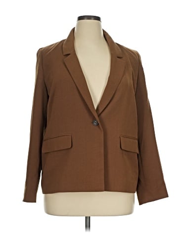 Madewell The Dorset Crop Blazer in Easygoing Crepe (view 1)