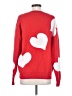 Unbranded Hearts Red Pullover Sweater Size S - photo 2