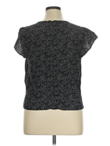 Ann Taylor Factory Short Sleeve Blouse (view 2)