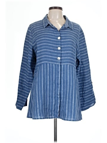 Habitat 3/4 Sleeve Button-Down Shirt (view 1)