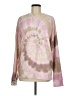 Lands' End Tie-dye Pink Pullover Sweater Size M - photo 1